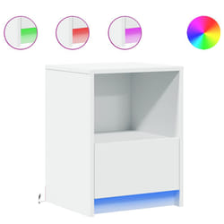 VidaXL 852019 Table de nuit et table de chevet Blanc