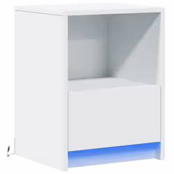 VidaXL 852019 Table de nuit et table de chevet Blanc