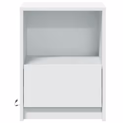 VidaXL 852020 Table de nuit et table de chevet Blanc - Vue supplémentaire 6