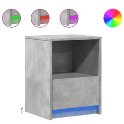 VidaXL 852025 Table de nuit et table de chevet Couleur du béton