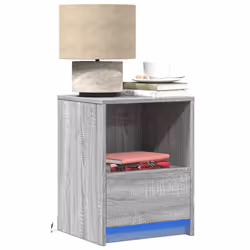 VidaXL 852029 Table de nuit et table de chevet Chêne