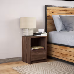 VidaXL 852031 Table de nuit et table de chevet Chêne - Vue supplémentaire 4