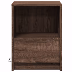 VidaXL 852031 Table de nuit et table de chevet Chêne - Vue supplémentaire 6