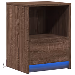 VidaXL 852032 Table de nuit et table de chevet Chêne