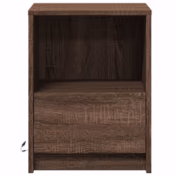 VidaXL 852032 Table de nuit et table de chevet Chêne - Vue supplémentaire 6