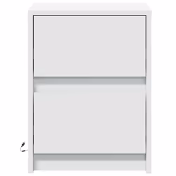 VidaXL 852033 Table de nuit et table de chevet Blanc - Vue supplémentaire 6