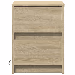 VidaXL 852037 Table de nuit et table de chevet Chêne - Vue supplémentaire 6