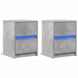 VidaXL 852040 Table de nuit et table de chevet Couleur du béton