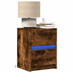 VidaXL 852041 Table de nuit et table de chevet Chêne