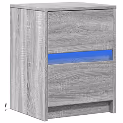 VidaXL 852044 Table de nuit et table de chevet Chêne