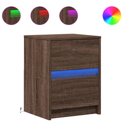 VidaXL 852045 Table de nuit et table de chevet Chêne