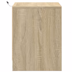 VidaXL 852052 Table de nuit et table de chevet Chêne - Vue supplémentaire 7