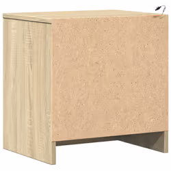 VidaXL 852052 Table de nuit et table de chevet Chêne - Vue supplémentaire 8