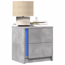 VidaXL 852054 Table de nuit et table de chevet Couleur du béton