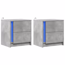 VidaXL 852054 Table de nuit et table de chevet Couleur du béton