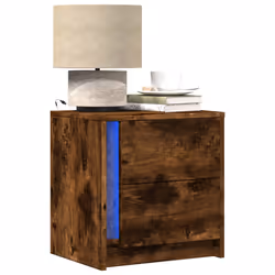 VidaXL 852055 Table de nuit et table de chevet Chêne