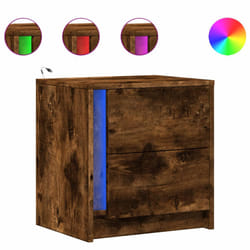 VidaXL 852056 Table de nuit et table de chevet Chêne
