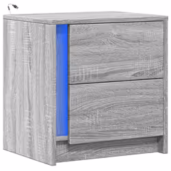 VidaXL 852057 Table de nuit et table de chevet Chêne