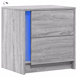 VidaXL 852058 Table de nuit et table de chevet Chêne