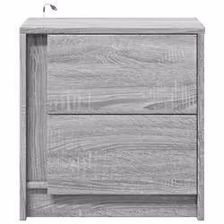 VidaXL 852058 Table de nuit et table de chevet Chêne - Vue supplémentaire 6