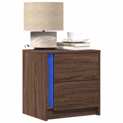 VidaXL 852059 Table de nuit et table de chevet Chêne