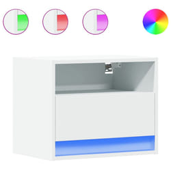 VidaXL 852061 Table de nuit et table de chevet Blanc
