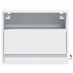 VidaXL 852062 Table de nuit et table de chevet Blanc - Vue supplémentaire 6