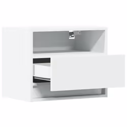 VidaXL 852062 Table de nuit et table de chevet Blanc - Vue supplémentaire 7