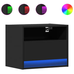 VidaXL 852063 Table de nuit et table de chevet Noir
