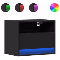 VidaXL 852064, Noir, Bois, 500 mm, 340 mm, 400 mm, 2 pièce(s)