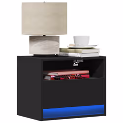 VidaXL 852064 Table de nuit et table de chevet Noir