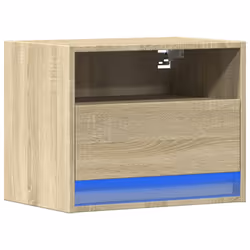 VidaXL 852065 Table de nuit et table de chevet Chêne
