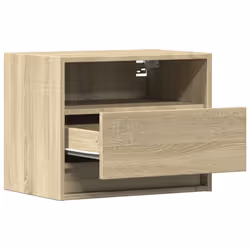 VidaXL 852065 Table de nuit et table de chevet Chêne - Vue supplémentaire 7