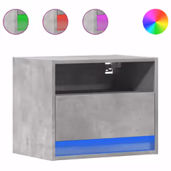 VidaXL 852068, Couleur du béton, Bois, 500 mm, 340 mm, 400 mm, 2 pièce(s)