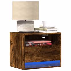 VidaXL 852069 Table de nuit et table de chevet Chêne