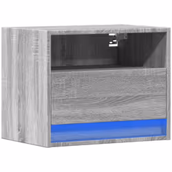 Améliorez votre chambre à coucher avec cette table de chevet murale dotée d'un éclairage LED ! Elle s'intègre facilement à to ...