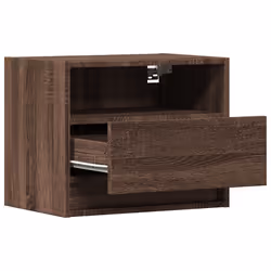 VidaXL 852073 Table de nuit et table de chevet Chêne - Vue supplémentaire 7