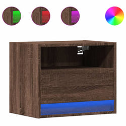 VidaXL 852074 Table de nuit et table de chevet Chêne