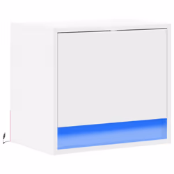VidaXL 852075 Table de nuit et table de chevet Blanc