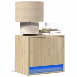 VidaXL 852080 Table de nuit et table de chevet Chêne