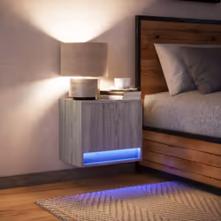 VidaXL 852086 Table de nuit et table de chevet Chêne - Vue supplémentaire 5