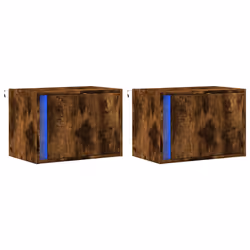 VidaXL 852098 Table de nuit et table de chevet Chêne