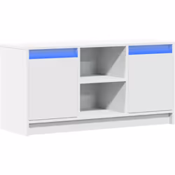 Avec un design à la fois tendance et pratique, ce meuble TV avec éclairage LED deviendra certainement un point central de vot ...