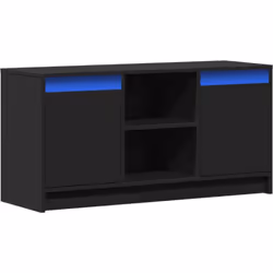 Avec un design à la fois tendance et pratique, ce meuble TV avec éclairage LED deviendra certainement un point central de vot ...