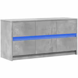 Avec un design à la fois tendance et pratique, ce meuble TV avec éclairage LED deviendra certainement un point central de vot ...