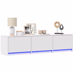 Avec un design à la fois tendance et pratique, ce meuble TV avec éclairage LED deviendra certainement un point central de vot ...