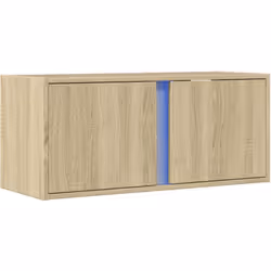 Cette armoire TV murale est la solution parfaite pour votre espace de vie afin de maximiser l'espace et de garder les surface ...
