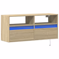 VidaXL 852336 Support TV et centre de divertissement 2 tiroir(s)