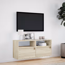 VidaXL 852336 Support TV et centre de divertissement 2 tiroir(s) - Vue supplémentaire 4