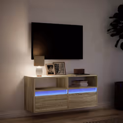 VidaXL 852336 Support TV et centre de divertissement 2 tiroir(s) - Vue supplémentaire 5
